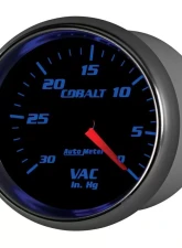 AutoMeter GAUGE; VACUUM; 2 5/8in.; 30INHG; MECHANICAL; COBALT                                     - 7984 - Image 3