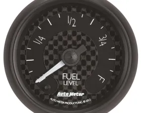 AutoMeter GAUGE; FUEL LEVEL; 2 1/16in.; PROGRAMMABLE; GT