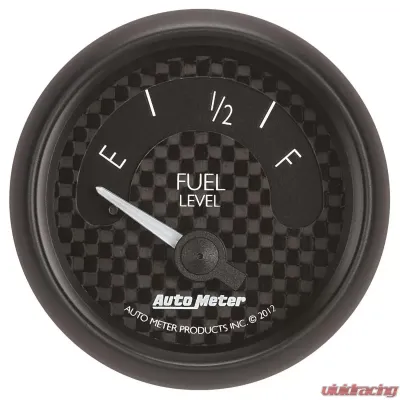 AutoMeter GAUGE; FUEL LEVEL; 2 1/16in.; 73OE TO 10OF; ELEC; GT - 8015