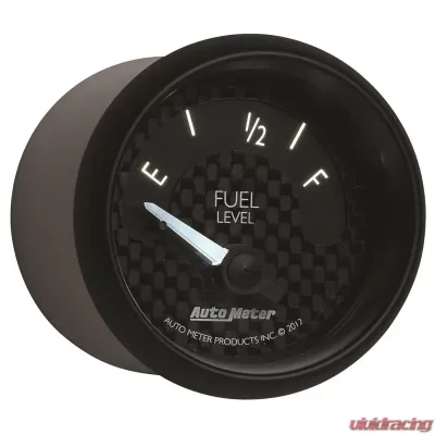 AutoMeter GAUGE; FUEL LEVEL; 2 1/16in.; 73OE TO 10OF; ELEC; GT - 8015