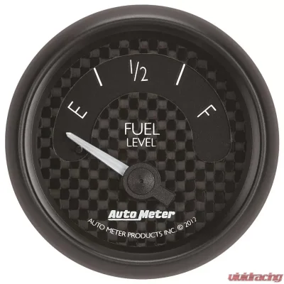 AutoMeter GAUGE; FUEL LEVEL; 2 1/16in.; 240OE TO 33OF; ELEC; GT - 8016