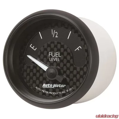 AutoMeter GAUGE; FUEL LEVEL; 2 1/16in.; 240OE TO 33OF; ELEC; GT - 8016