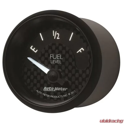 AutoMeter GAUGE; FUEL LEVEL; 2 1/16in.; 240OE TO 33OF; ELEC; GT - 8016