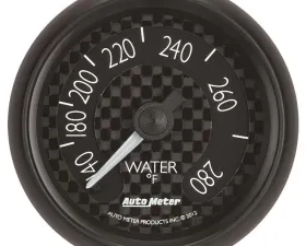 AutoMeter GAUGE; WATER TEMP; 2 1/16in.; 280deg.F; MECH; GT