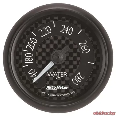 AutoMeter GAUGE; WATER TEMP; 2 1/16in.; 280deg.F; MECH; GT - 8031