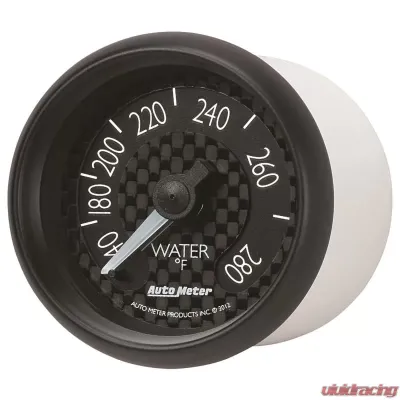 AutoMeter GAUGE; WATER TEMP; 2 1/16in.; 280deg.F; MECH; GT - 8031