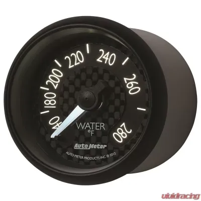 AutoMeter GAUGE; WATER TEMP; 2 1/16in.; 280deg.F; MECH; GT - 8031