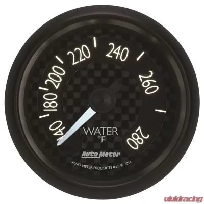 AutoMeter GAUGE; WATER TEMP; 2 1/16in.; 280deg.F; MECH; GT - 8031