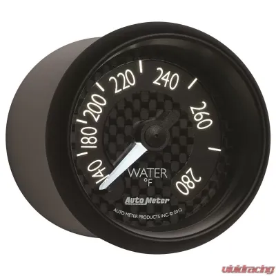 AutoMeter GAUGE; WATER TEMP; 2 1/16in.; 280deg.F; MECH; GT - 8031
