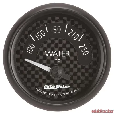 AutoMeter GAUGE; WATER TEMP; 2 1/16in.; 250deg.F; ELEC; GT - 8037