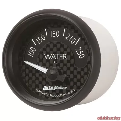 AutoMeter GAUGE; WATER TEMP; 2 1/16in.; 250deg.F; ELEC; GT - 8037