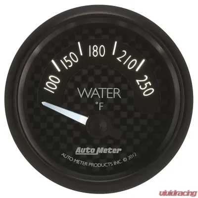 AutoMeter GAUGE; WATER TEMP; 2 1/16in.; 250deg.F; ELEC; GT - 8037