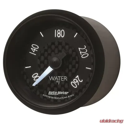 AutoMeter GAUGE; WATER TEMP; 2 1/16in.; 260deg.F; DIGITAL STEPPER MOTOR; GT - 8055