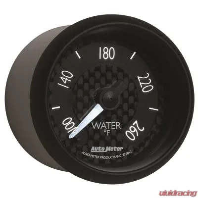 AutoMeter GAUGE; WATER TEMP; 2 1/16in.; 260deg.F; DIGITAL STEPPER MOTOR; GT - 8055