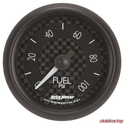 AutoMeter GAUGE; FUEL PRESSURE; 2 1/16in.; 100PSI; DIGITAL STEPPER MOTOR; GT - 8063