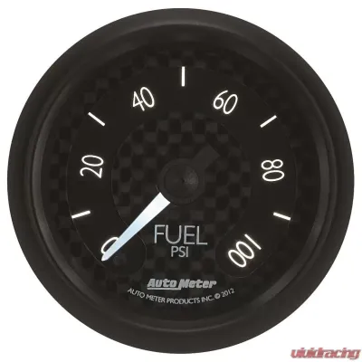 AutoMeter GAUGE; FUEL PRESSURE; 2 1/16in.; 100PSI; DIGITAL STEPPER MOTOR; GT - 8063