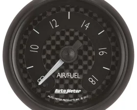 AutoMeter GAUGE; AIR/FUEL RATIO-WIDEBAND; ANALOG; 2 1/16in.; 8:1-18:1; STEPPER MOTOR; GT