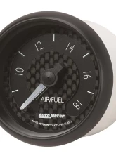 AutoMeter GAUGE; AIR/FUEL RATIO-WIDEBAND; ANALOG; 2 1/16in.; 8:1-18:1; STEPPER MOTOR; GT                                     - 8070 - Image 2