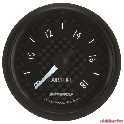 AutoMeter GAUGE; AIR/FUEL RATIO-WIDEBAND; ANALOG; 2 1/16in.; 8:1-18:1; STEPPER MOTOR; GT - 8070