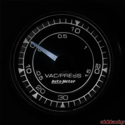 AutoMeter GAUGE; VAC/BOOST; 2 1/16in.; 30INHG-30PSI; DIGITAL STEPPER MOTOR; CHRONO - 8159
