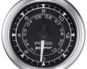 AutoMeter GAUGE; PRESSURE; 2 1/16in.; 15PSI; DIGITAL STEPPER MOTOR; CHRONO