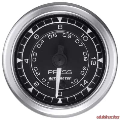 AutoMeter GAUGE; PRESSURE; 2 1/16in.; 15PSI; DIGITAL STEPPER MOTOR; CHRONO - 8162