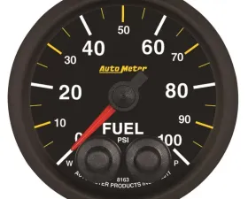 AutoMeter GAUGE; WATER PRESS; 2 1/16in.; 35PSI; STEPPER MOTOR W/PEAK/WARN; NASCAR CAN