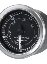 AutoMeter GAUGE; AIR/FUEL RATIO-WIDEBAND; ANALOG; 2 1/16in.; 8:1-18:1; STEPPER MOTOR; CHRO                                     - 8170 - Image 2