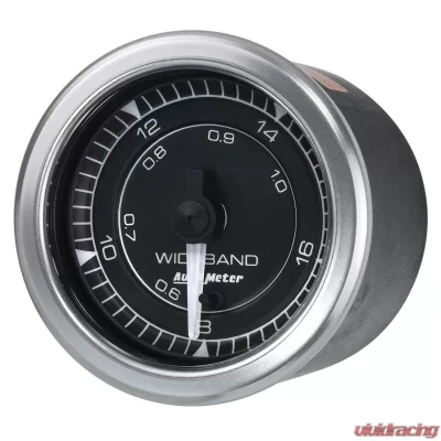 AutoMeter GAUGE; AIR/FUEL RATIO-WIDEBAND; ANALOG; 2 1/16in.; 8:1-18:1; STEPPER MOTOR; CHRO - 8170