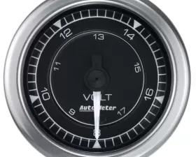 AutoMeter GAUGE; VOLTMETER; 2 1/16in.; 18V; DIGITAL STEPPER MOTOR; CHRONO
