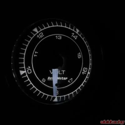 AutoMeter GAUGE; VOLTMETER; 2 1/16in.; 18V; DIGITAL STEPPER MOTOR; CHRONO - 8191