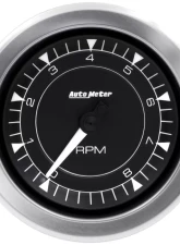 AutoMeter GAUGE; TACHOMETER; 3 3/8in.; 8K RPM; IN-DASH; CHRONO                                     - 8197 - Image 4