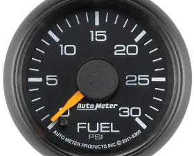 AutoMeter GAUGE; FUEL PRESSURE; 2 1/16in.; 30PSI; DIGITAL STEPPER MOTOR; GM FACTORY MATCH