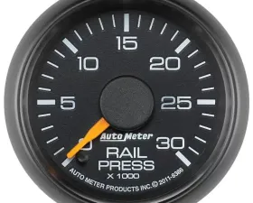 AutoMeter GAUGE; RAIL PRESSURE; 2 1/16in.; 30KPSI; DIGITAL STEPPER MOTOR; GM FACTORY MATCH
