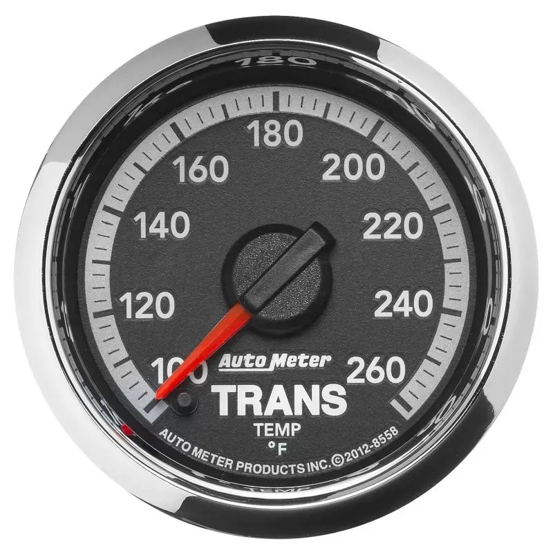 AutoMeter GAUGE; TRANS TEMP; 2 1/16in.; 100-260deg.F; STEPPER MOTOR; RAM GEN 4 FACT. MATCH Ram - 8558