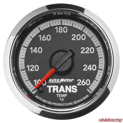 AutoMeter GAUGE; TRANS TEMP; 2 1/16in.; 100-260deg.F; STEPPER MOTOR; RAM GEN 4 FACT. MATCH Ram - 8558