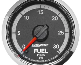 AutoMeter GAUGE; FUEL PRESS; 2 1/16in.; 30PSI; DIGITAL STEPPER MOTOR; RAM GEN 4 FACT. MATC Ram