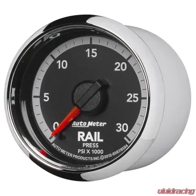 AutoMeter GAUGE; RAIL PRESS; 2 1/16in.; 30KPSI; DIGITAL STEPPER MOTOR; RAM GEN 4 FACT. MAT - 8594
