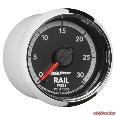 AutoMeter GAUGE; RAIL PRESS; 2 1/16in.; 30KPSI; DIGITAL STEPPER MOTOR; RAM GEN 4 FACT. MAT - 8594