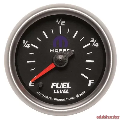 AutoMeter GAUGE; FUEL LEVEL; 2 1/16in.; 0-280O PROGRAMMABLE; BLACK; MOPAR - 880013