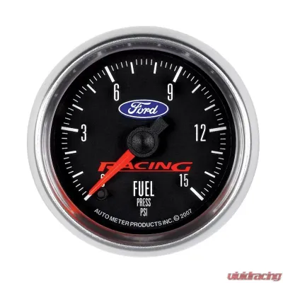 AutoMeter GAUGE; FUEL PRESS; 2 1/16in.; 15PSI; DIGITAL STEPPER MOTOR; FORD RACING - 880107