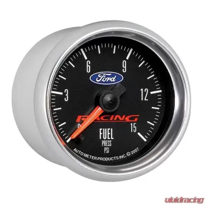 AutoMeter GAUGE; FUEL PRESS; 2 1/16in.; 15PSI; DIGITAL STEPPER MOTOR; FORD RACING - 880107
