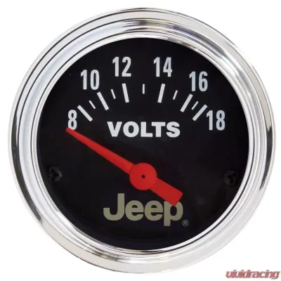 AutoMeter GAUGE; VOLTMETER; 2 1/16in.; 18V; ELEC; JEEP - 880242