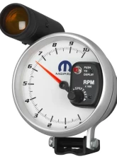 AutoMeter GAUGE; TACHOMETER; 5in.; 10K RPM; PEDESTAL W/EXT. SHIFT-LITE; WHITE; MOPAR                                     - 880248 - Image 2