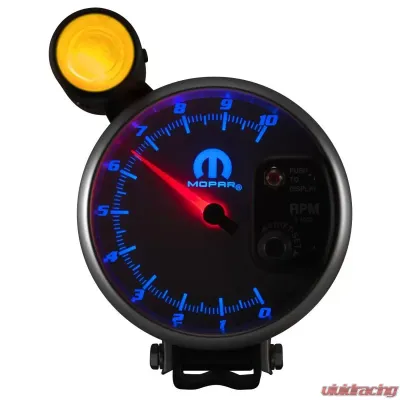 AutoMeter GAUGE; TACHOMETER; 5in.; 10K RPM; PEDESTAL W/EXT. SHIFT-LITE; WHITE; MOPAR - 880248
