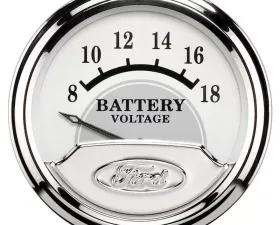 AutoMeter GAUGE; VOLTMETER; 2 1/16in.; 18V; ELEC; FORD MASTERPIECE
