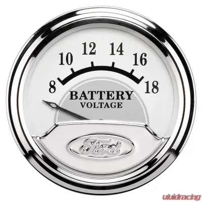 AutoMeter GAUGE; VOLTMETER; 2 1/16in.; 18V; ELEC; FORD MASTERPIECE - 880354