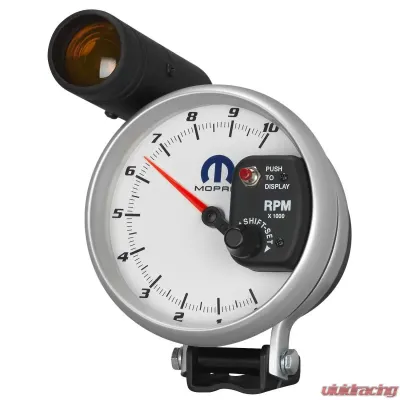 AutoMeter GAUGE; TACH; 5in.; 10K RPM; PEDESTAL W/SHIFT-LITE (VIPER V10/2.5PPR); WHT; MOPAR - 880410