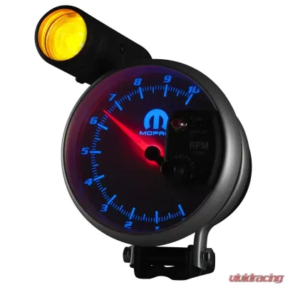 AutoMeter GAUGE; TACH; 5in.; 10K RPM; PEDESTAL W/SHIFT-LITE (VIPER V10/2.5PPR); WHT; MOPAR - 880410