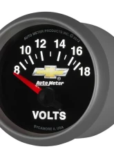 AutoMeter GAUGE; VOLTMETER; 2 1/16in.; 18V; ELECTRIC; CHEVY GOLD BOWTIE                                     - 880444 - Image 3